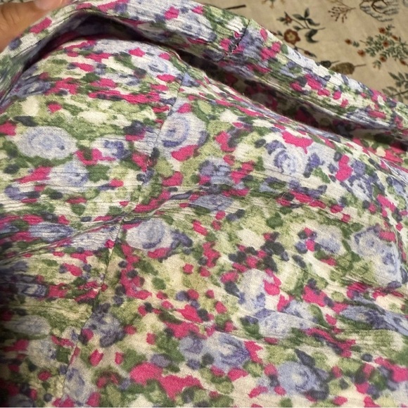 Lauren Ralph Lauren Pink Floral Midi Dress size 18 - Picture 10 of 10